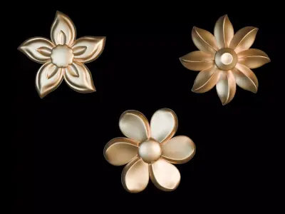 3D Architectural Ornament Collection Low-poly 3D model