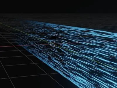 Light Speed Star Wars Effect 3D model