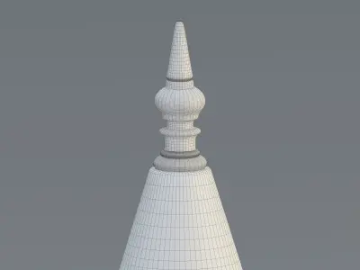 Moroccan Twisted Table Lamp 3D model