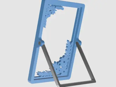 Desktop photo frame 3D print model