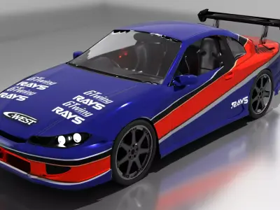 Nissan silvia S15 Mona lisa 3D print model