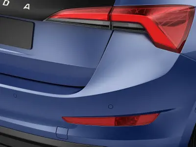 Skoda Scala 2019 3D model