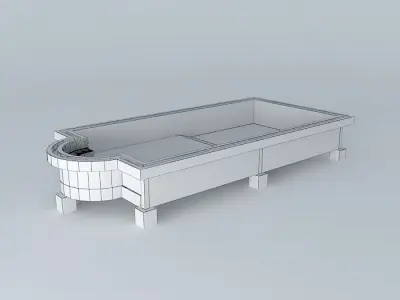 Pool Deep Free 3D model