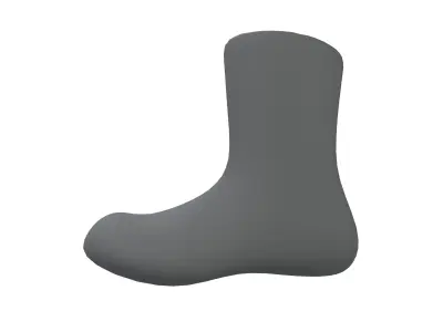 Sock Icon v2 002 Low-poly 3D model