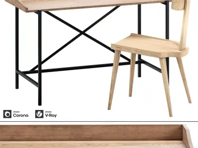 La Redoute Interieurs Siuri Desk 3D model