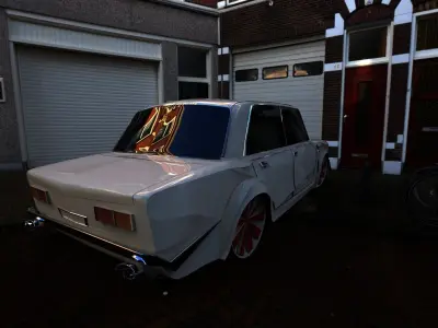 Vaz124 futuristic car 3D model