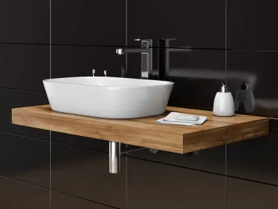 Washbasin RAVAK  Ceramic O 3D model