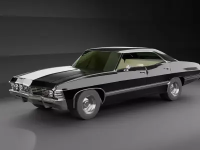 IMPALA 1967 SUPERNATURAL 3D model