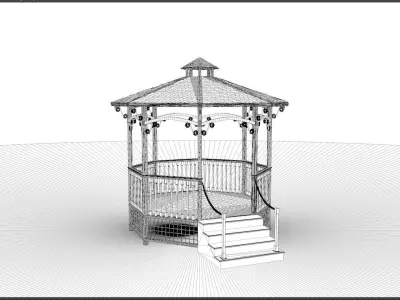 Garden Kiosk Free 3D model