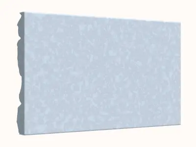 Rough Hewn Stone Masonry Segment 3D model