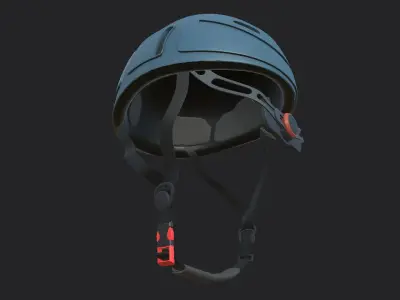Safety Helmet 3D model 4