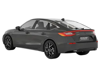 Honda Civic hatchback 2022 3D model