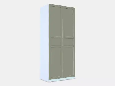 PAX - FLISBERGET Wardrobe 3 Low-poly 3D model