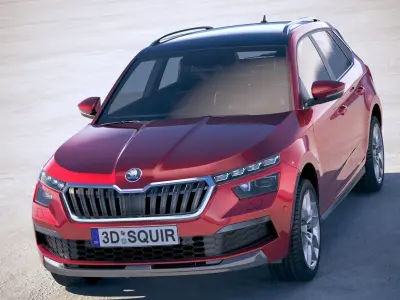 Skoda Kamiq 2020 3D model