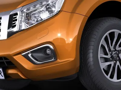 Nissan NP300 Navara 2016 3D model