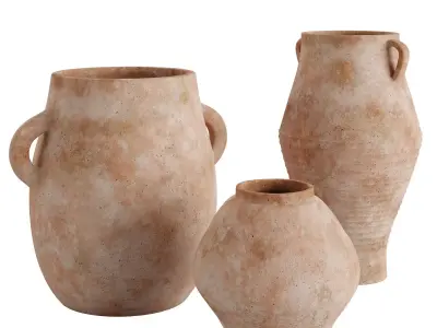 Solis Terracotta Vase 3D model