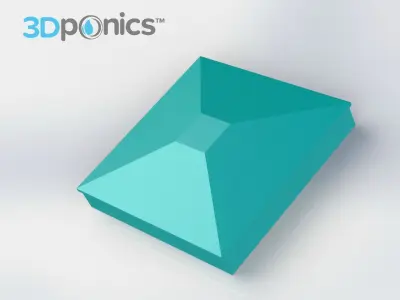 Top Cap - 3Dponics Herb Garden Free 3D print model