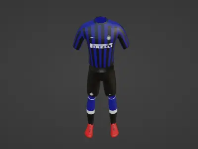 Inter Sportwear Low-poly 3D model