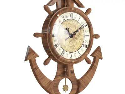 wall clock 55 3D model