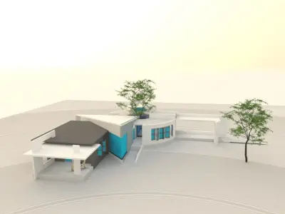 design of a atelier for a photographer 3D model