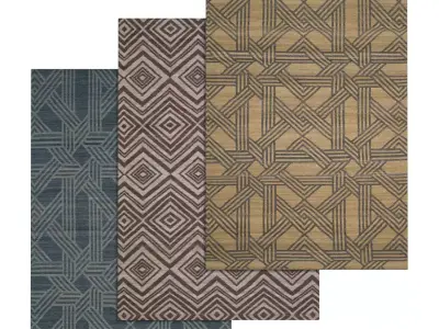 Rug Set 208 3D model