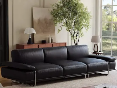 Parisian interior scene 3D model