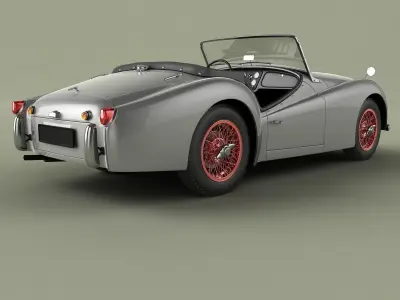 Triumph TR3 A 3D model