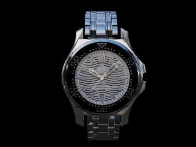 Omega Seamaster Diver 300M Watch 3D model