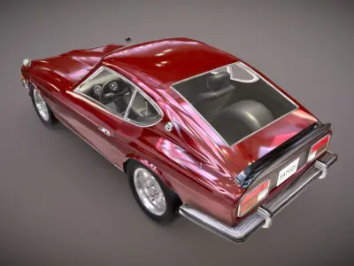 Nissan 240z Low-poly 3D model