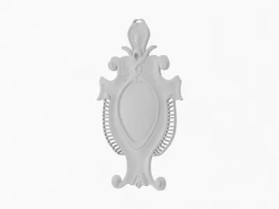 Cartouche Ornament 013 3D model