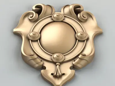 Cartouche 002 3D model