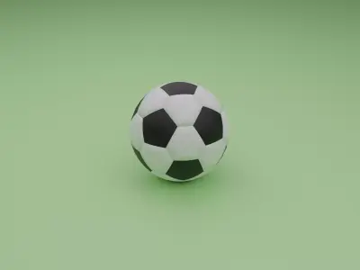 Soccer Ball 3D model 17
