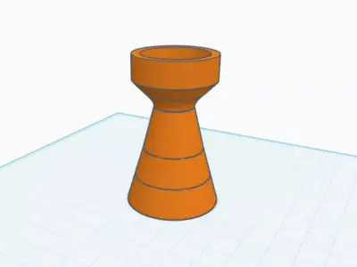 Model Rocket Nozzle 3D print model
