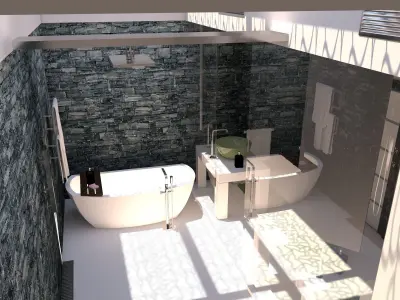 Bathroom 44 3D model