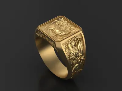 Ring hunter 3D print model