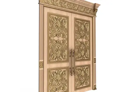 Doors Collection 0203 Low-poly 3D model