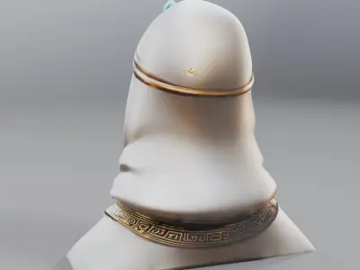 egyptian bust 3D model