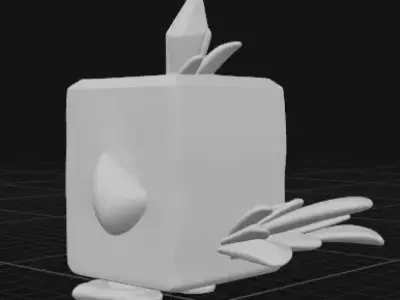 ice bird angry birds 3D print model