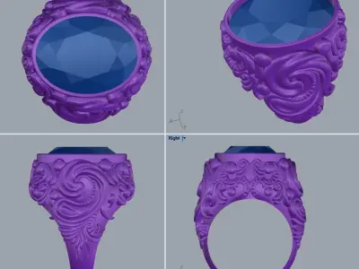  ring 48 3D print model purchase