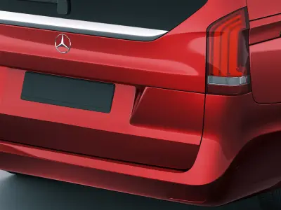 Mercedes V-class 2020 3D model