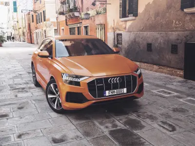 Audi Q8 2018 Blender model  3D model