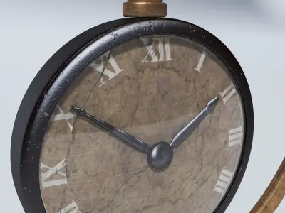 Authentic Clock 3D model