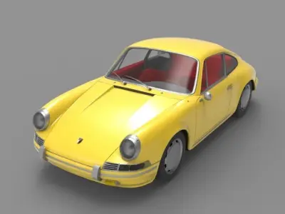 1964 Porsche 911 3D model