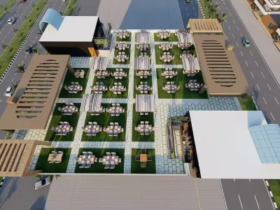 Residential Building  OR APARTMENT BUILDING DESIGN  3D model Low-poly 3D model