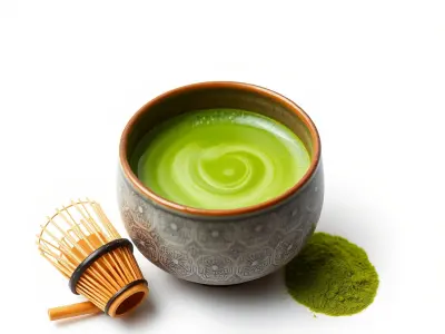 Traditional Matcha Tea Set with Bamboo Whisk model pack Low-poly 3D model