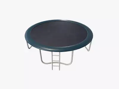 Trampoline Low-poly 3D model