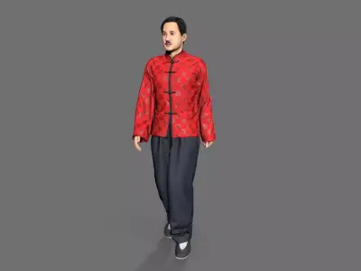 man Character Low-poly 3D model