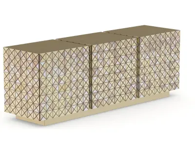 Boca Do Labo Pixel Sideboard Low-poly 3D model