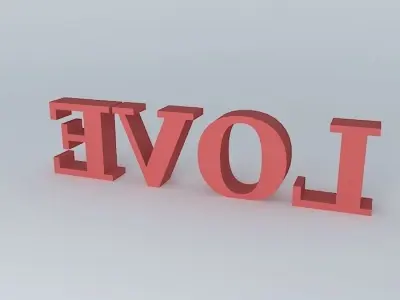 escultura LOVE LOVE sculpture Free 3D model