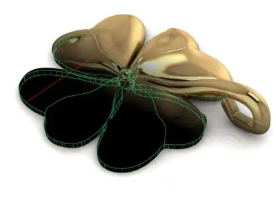 Shamrock Irish Leaf 3D print model